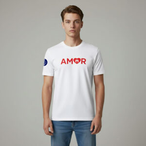Playera Love Blanca